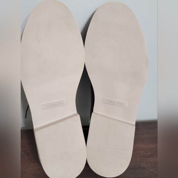 NWOT Calvin Klein Men's Faustino Washed Leather Oxfords Men's Size 10.5 - Picture 13 of 13